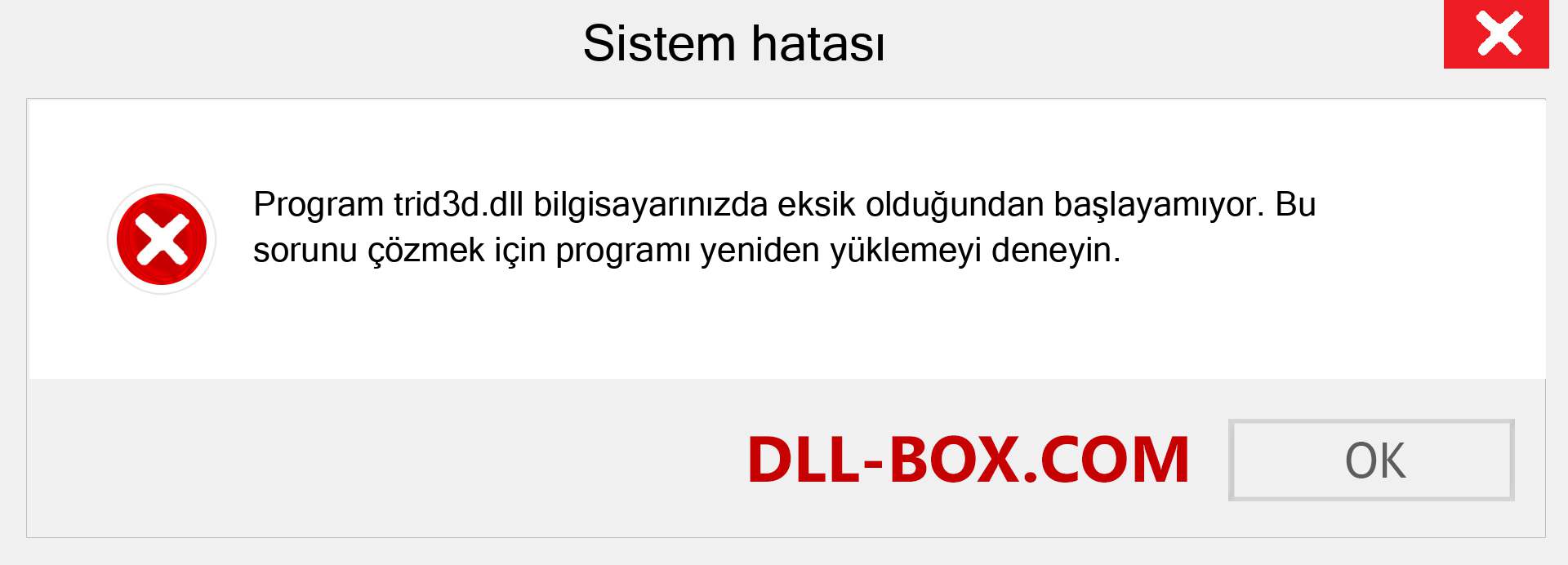 trid3d.dll dosyası eksik mi? Windows 7, 8, 10 için İndirin - Windows'ta trid3d dll Eksik Hatasını Düzeltin, fotoğraflar, resimler